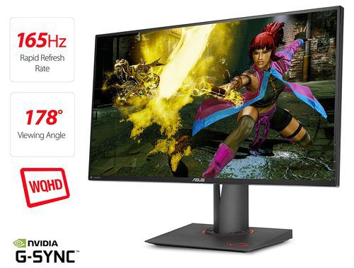 Gaming Monitor 27 Inch On Metal Stand