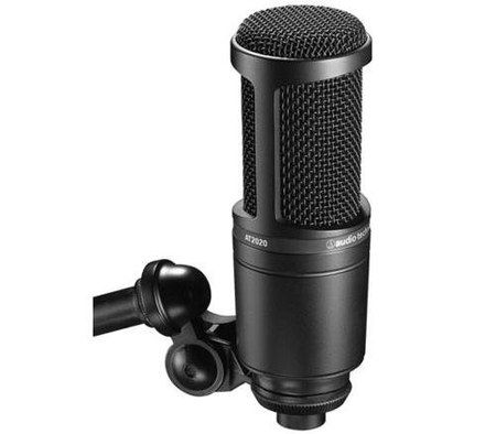 Black Exterior Cardioid Condenser Mic