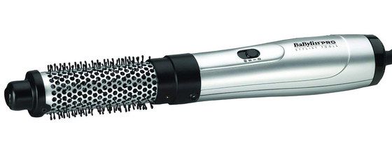 Air Styling Brush In Chrome And Black