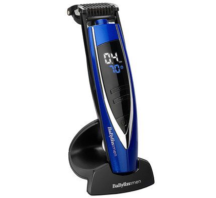 Mens Trimmer In Blue And Black On Stand