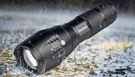 Binwo 2500 Lumens Bright Light Torch LED Bright Torch With Settings On Head