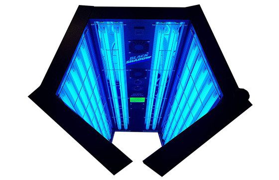 Vertical Sunshower With Blue UV Light