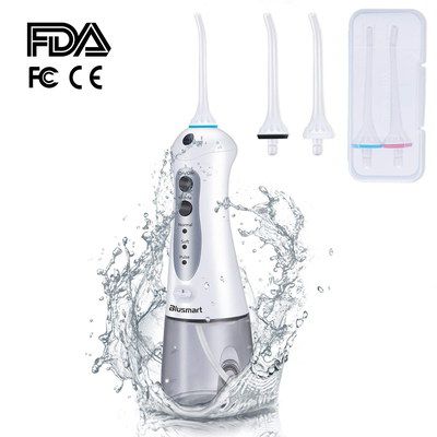 Get The Blusmart Now White Dental Flosser With Blue Tips