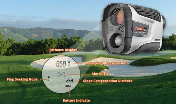 Distance Measuring Device Showing Flag Mode