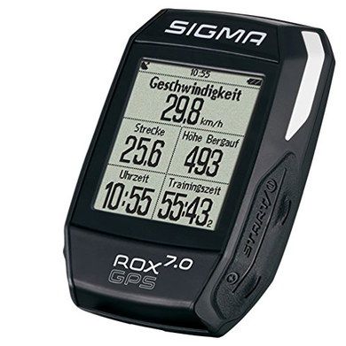 GPS Cycle Computer With Speed On Screen