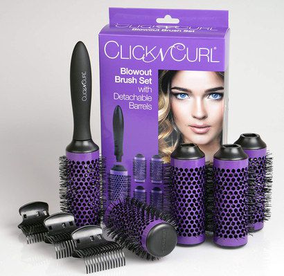 Click n Curl Large Hair Roller Barrels Large Hair Roller Barrels In Blue