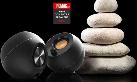 USB Powered Speaker Orbs In Black Finish