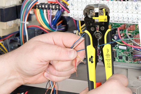 Daniu Pro Insulated Wire Stripper Insulated Wire Stripper Cutter With Yellow Grip