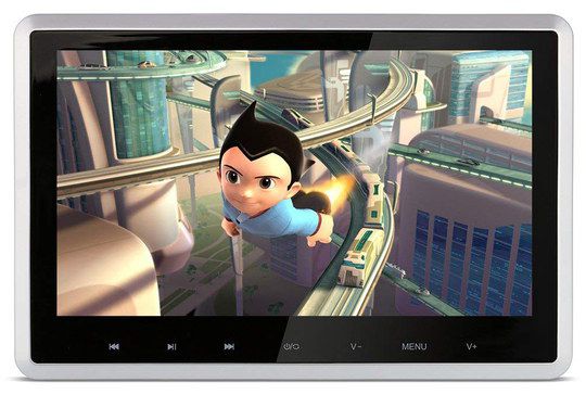 Get The DDAUTO DVD Now Big Car DVD Player With Black Chrome Edge