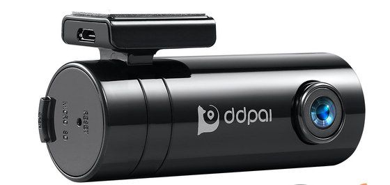 The DDPai Mini Dash Cam Small Dash Cam In Tube Shape