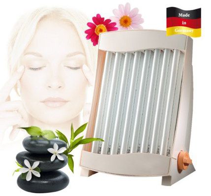 Facial Tanning Lamp With White Exterior