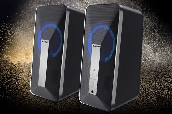 ELEGIANT Light Up Speakers Light-Up Speakers In Black Casing