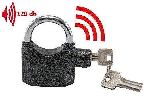 Security Outdoor Alarm Padlock With 3 Keys