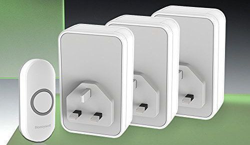 Friedland Plug-In Wireless Doorbell System Triple Plug-In Wireless Doorbell In All White