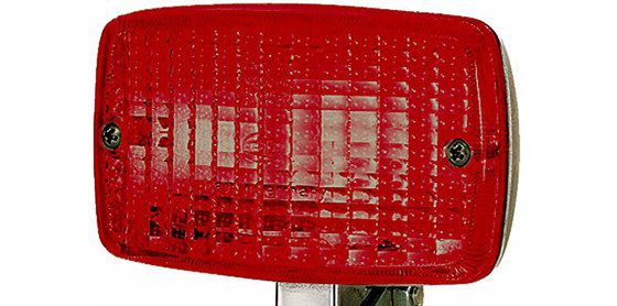 Rear Fog Light In Bright Red