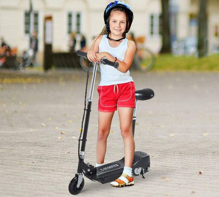 E Scooter Kids With Black Wheels