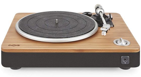 USB Wooden Turntable On 4 Rounded Legs