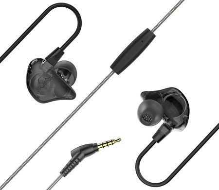 ANC Wireless Headphones Microphone In All Black Finish