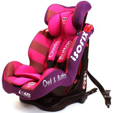 Isofix Car Seat In Red And Black