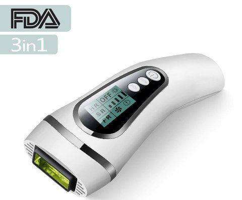 Get The YAPA Now White Face/Body Hair Removal Machine With LCD