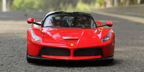 RC Car With Lights In Bright Red