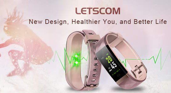 LetsCom Heart Rate Monitor Wristband Heart Rate Monitor Wristband With Cream Strap