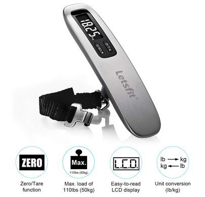 Suitcase Weight Scale With Big LCD