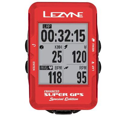 GPS Cycle Computer With Red Exterior
