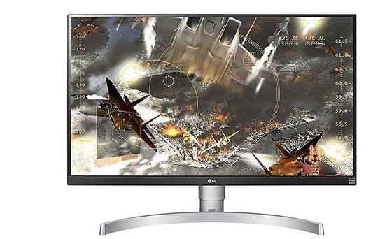 4K UHD Monitor With Curved Steel Base