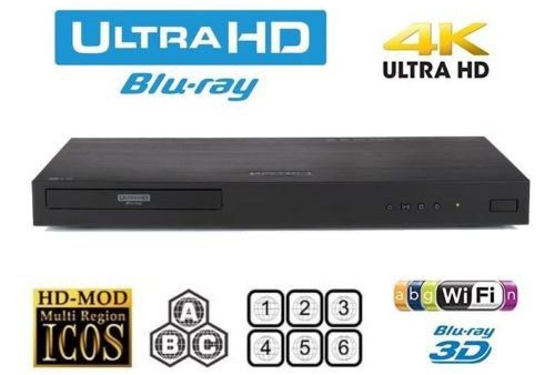 Blu-Ray Player With Blue LCD
