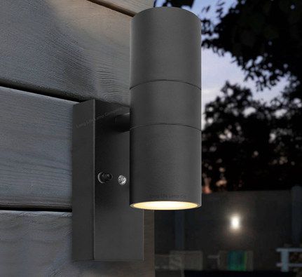LLL Dusk Till Dawn Wall Light Dusk Till Dawn Light In Black Casing