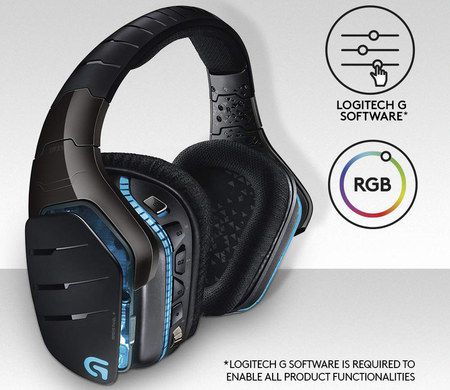 Logitech Wireless Headset Wireless Headset 7.1 With RGB Light