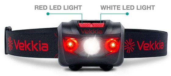 Lumino Red Light Head Torch Red Light Head Torch With Black Band