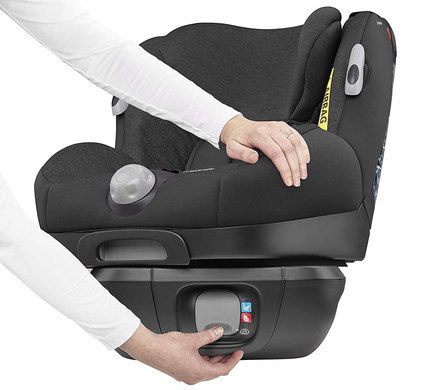 Child Car Seat In Deep Black