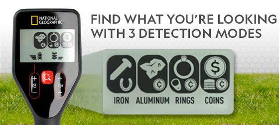 National Geographic Metal Detector PRO Metal Detector With Black Screen
