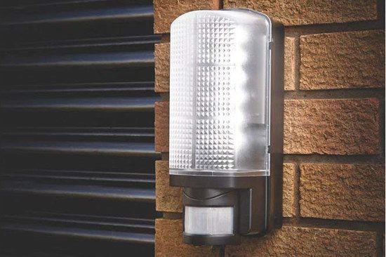 Outdoor Black Bulkhead Light In Rectangular Shape