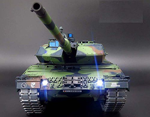NATO Leopard Battle Metal Tank Battle Metal Tank With Front LED