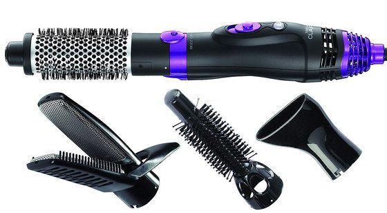Get The Nicky Clarke Hot Air Styler Now Hot Air Styler In Black and Purple