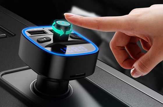 Bluetooth iPhone FM Transmitter With Top Button