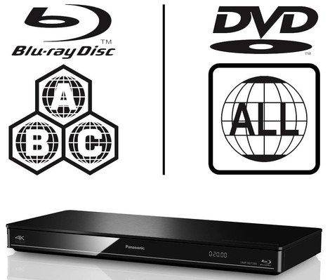 Get This Panasonic Now Black Blu-Ray Player On Desk In Matt Finish