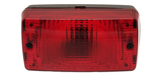 Red Rear Fog Lamp With Fixing Bracket