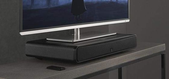 Q-Acoustics Mini Soundbar Subwoofer Mini Soundbar Subwoofer Under Television