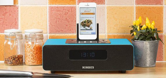 Bluetooth Speaker Radio DAB In Blue And Black