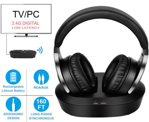 Rybozen Wireless Headphones Wireless Headphones With Transmitter Charger