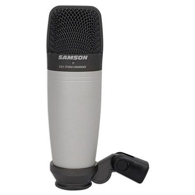 Get The Samson Now Large Diaphragm Condenser Mic In Black And Grey