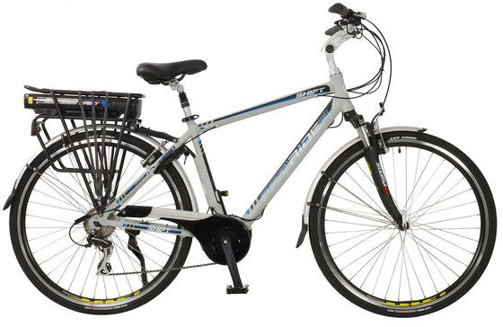 E-Hybrid City Bike With Rear Rack