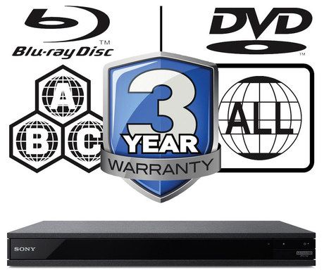 Get The Sony Now UHD Blu-Ray Player With Chrome Logo