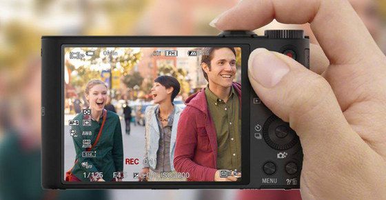 Sony Compact Digital WiFi Enabled Camera WiFi Enabled Camera With Big Screen