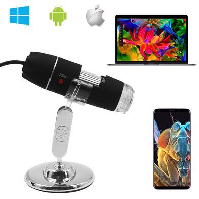 USB Microscope Camera With Black Cable