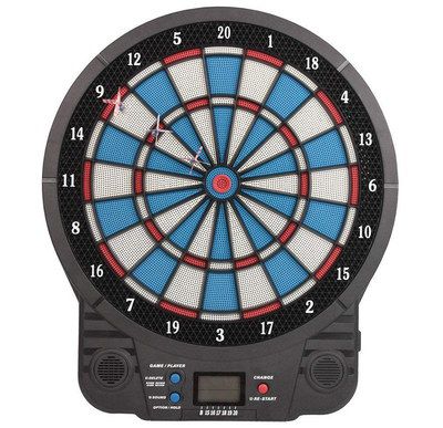 Electronic Dart Board In Blue And Black